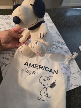 American Eagle x Snoopy Canvas Plush